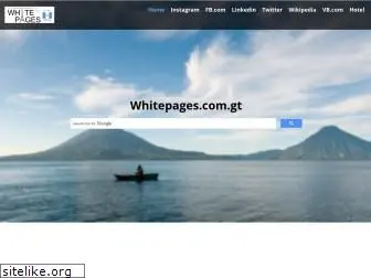 whitepages.com.gt