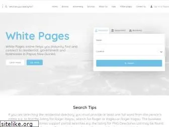 whitepages.com.pg
