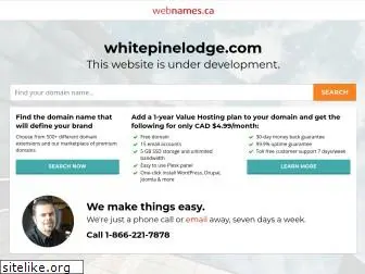 whitepinelodge.com