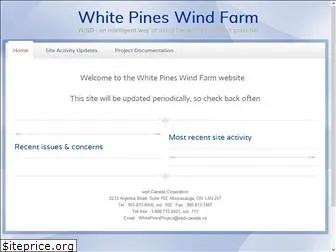 whitepineswindfarm.ca