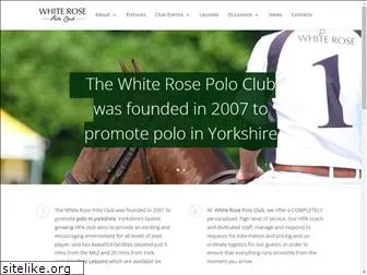 whiterosepolo.co.uk