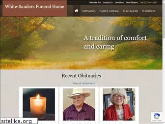 whitesandersfuneralhome.com