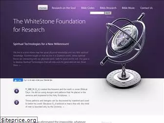 whitestonefoundation.org