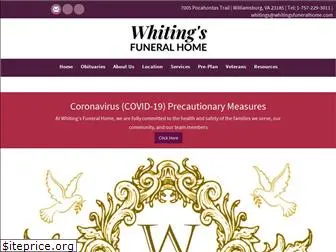 whitingsfuneralhome.com