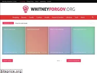 whitneyforgov.org