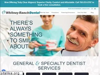 whitneyranchdental.com