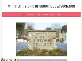 whittierhistoric.org