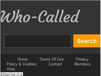 who-called.info