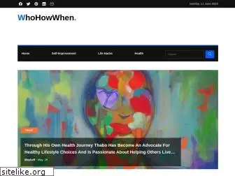 whohowwhen.com