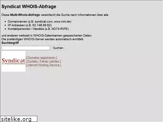 whois.syndicat.com