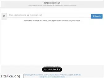 whoischeck.co.uk