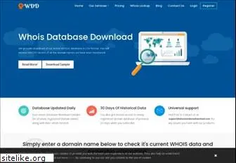 whoisdatabasedownload.com