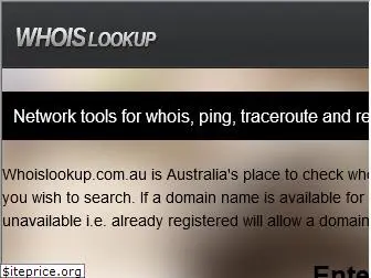 whoislookup.com.au