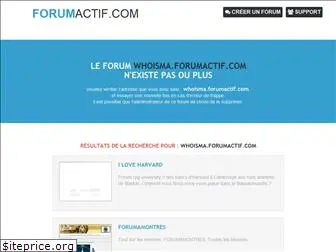 whoisma.forumactif.com
