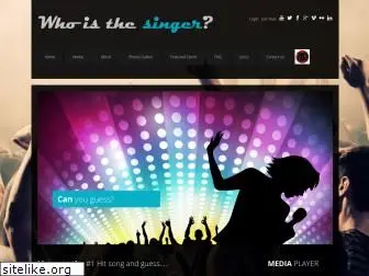 whoisthesinger.com