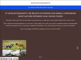 wholefoods4pets.com