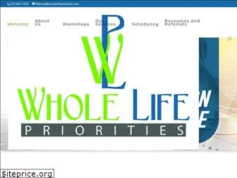 wholelifepriorities.com