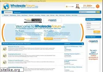 wholesaleforum.com