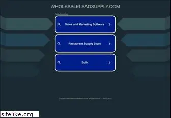 wholesaleleadsupply.com