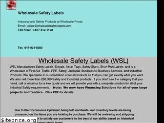 wholesalesafetylabels.com