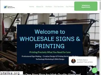 wholesalesignsandprinting.com