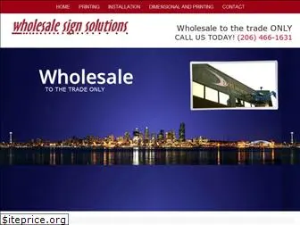 wholesalesignsolutions.com