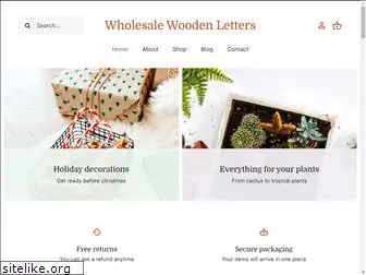 wholesalewoodenletters.com