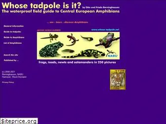 whose-tadpole.de