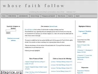 whosefaithfollow.org