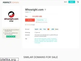 whosright.com