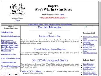 whoswhoinswingdance.com