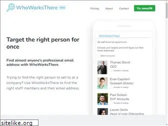 whoworksthere.com