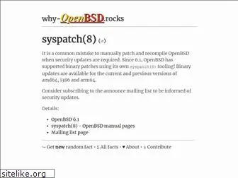 why-openbsd.rocks