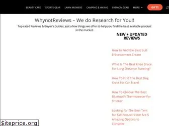 whynotreviews.com