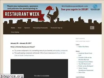 wichitarestaurantweek.com