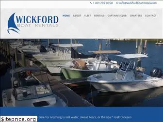 wickfordboatrentals.com