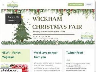 wickhamcommunitycentre.org.uk