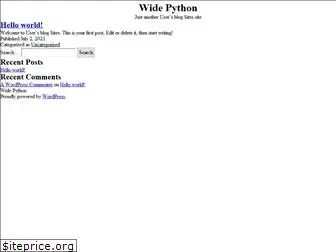 widepython.com