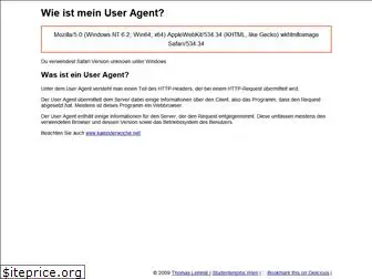 wieistmeinuseragent.de