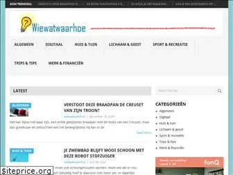 www.wiewatwaarhoe.nl