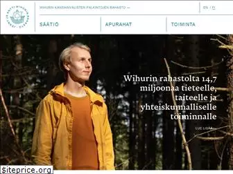wihurinrahasto.fi
