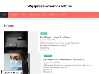 wijsprekenvooronszelf.be