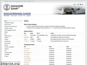 wiki.math.uzh.ch
