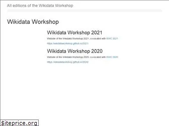 wikidataworkshop.github.io