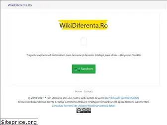 wikidiferenta.ro