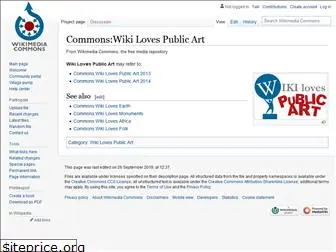 wikilovespublicart.org