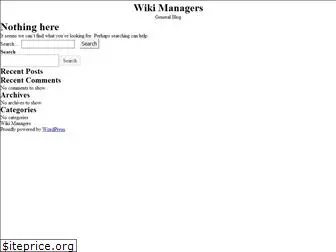 wikimanagers.com