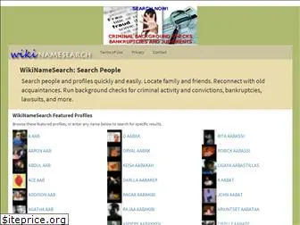 wikinamesearch.com