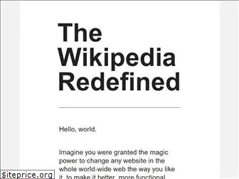 wikipediaredefined.com