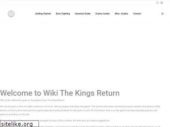 wikithekingsreturn.com